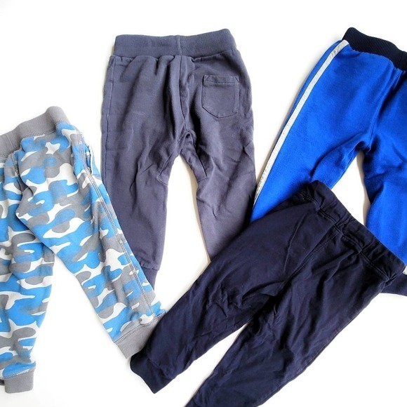 Size 2T Set of 4 Joggers Bundle Fall Back to School - Picture 2 of 3